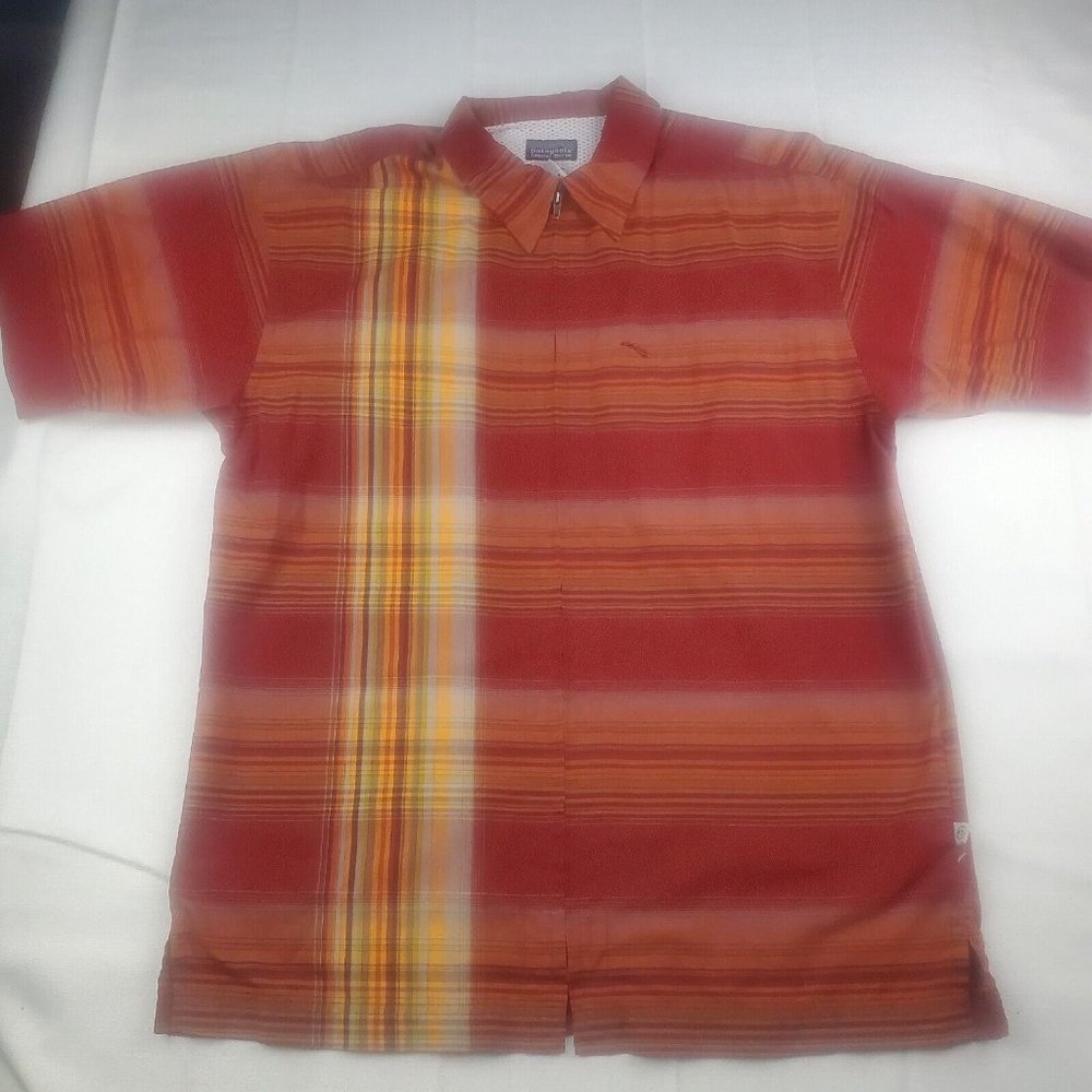 Patagonia Men's Large Organic Cotton Rhythm Full Zip Shirt
